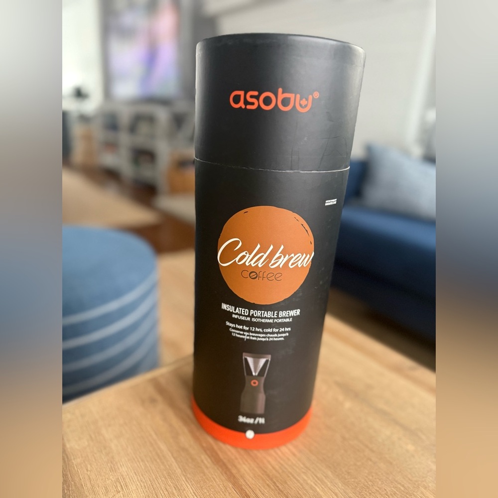 asobu Cold Brew Coffee Maker, NEW AND NEVER USED